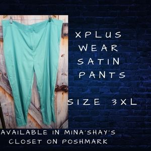 Xplus wear green pants